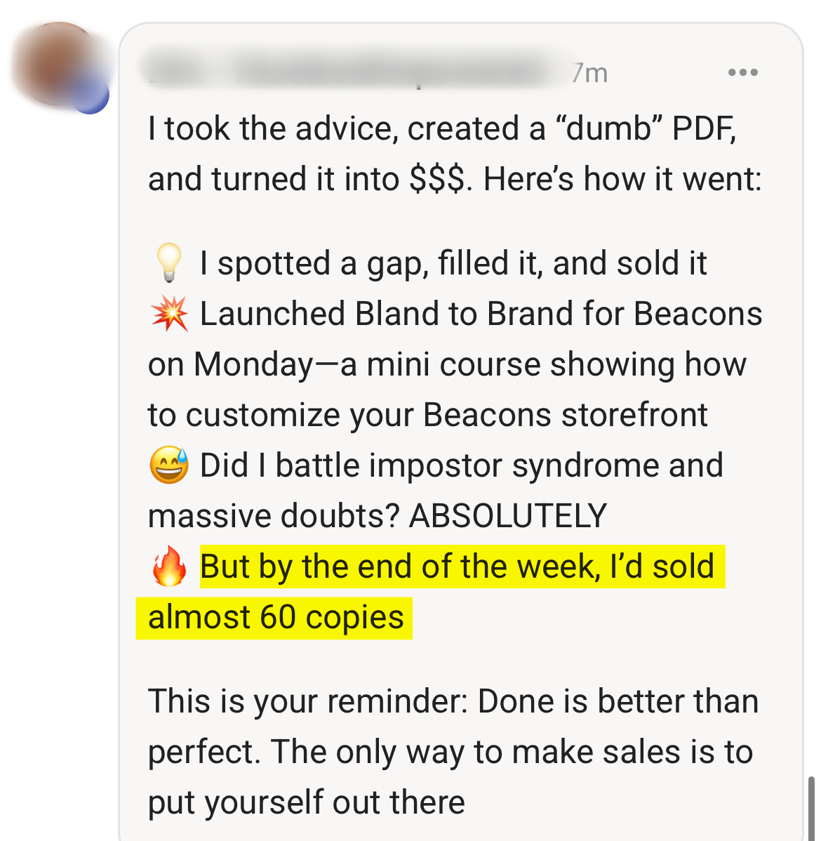 Erin testimonial