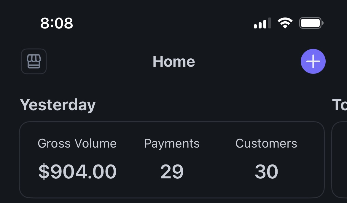 SamCart $904, 29 payments, 30 customers